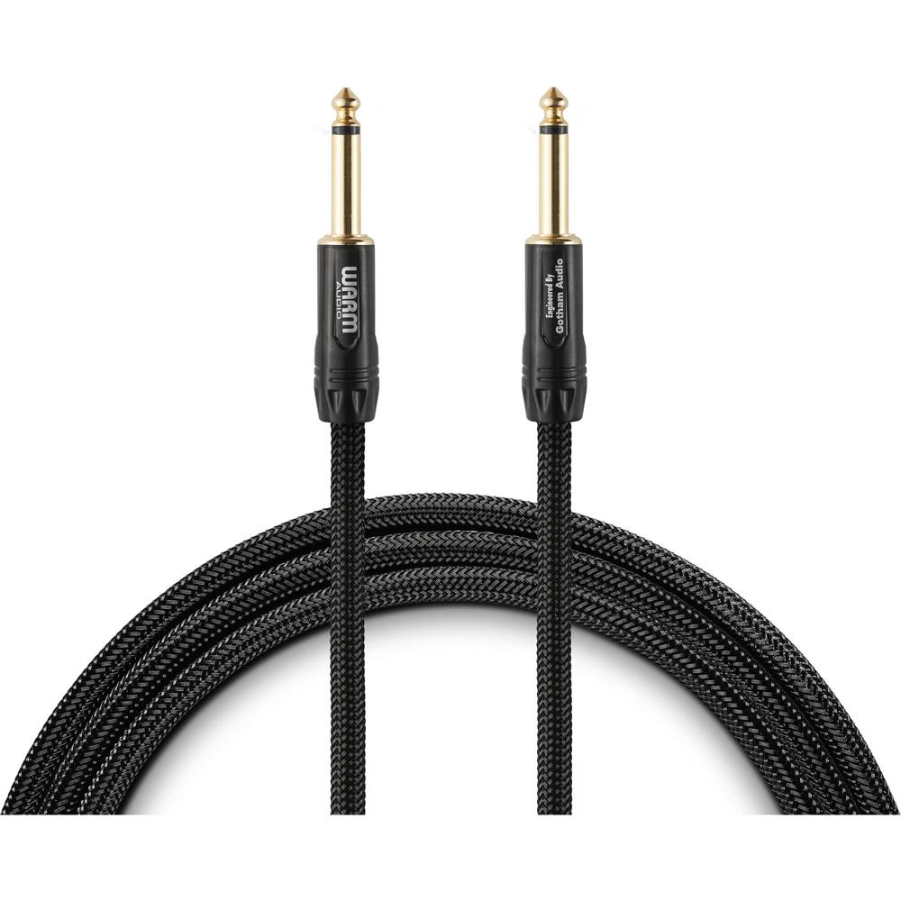 Cable de Instrumento Warm Audio Premier Series TS Recto (10') - Conexiones No Balanceadas, Doble Apa