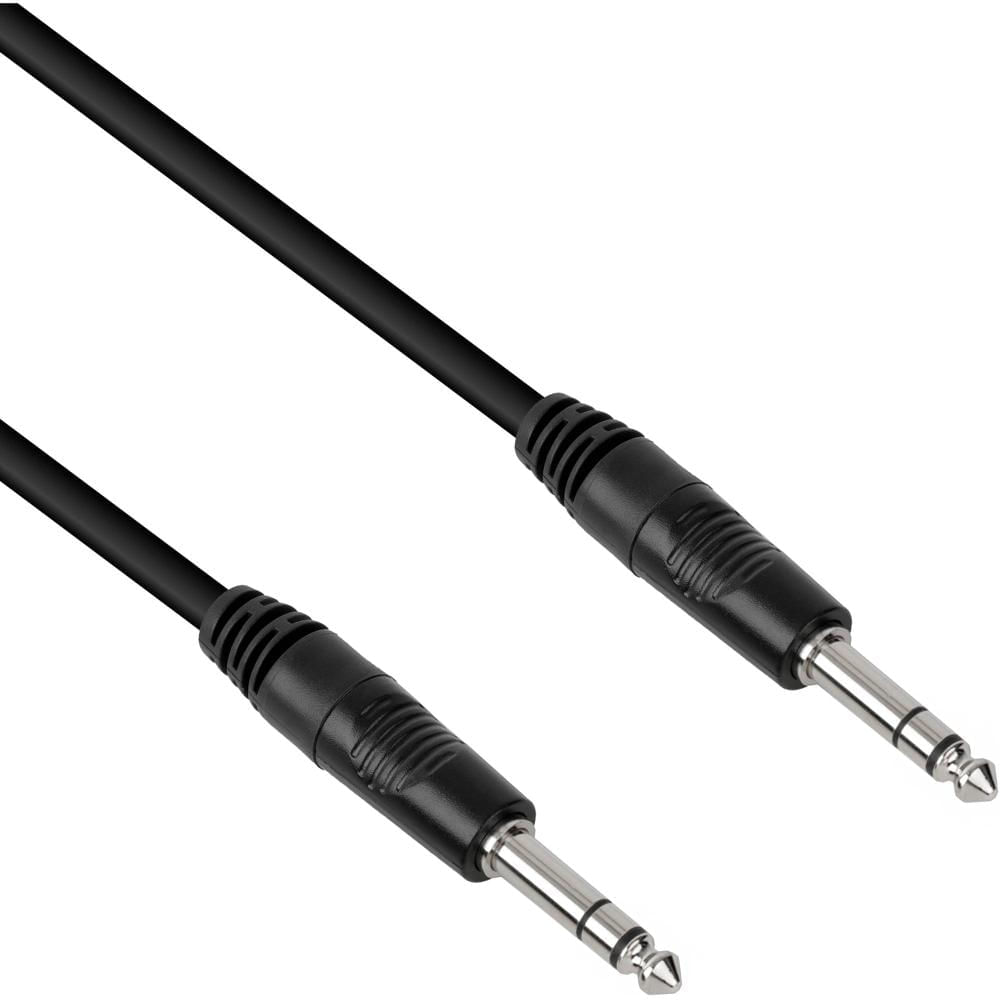 Cable de Interconexión Pearstone PM-TRS 1/4"" TRS Macho a 1/4"" TRS Macho (20') - Conectores Rean, Con
