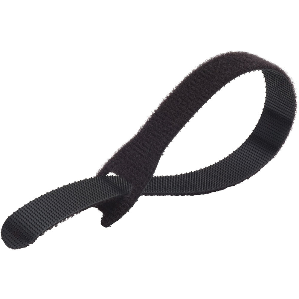 Kupo EZ-TIE Bridas Simples 0.78 x 7.86"" (2 x 20 cm) - Paquete de 50, Negro - Diseño de Paso a Través