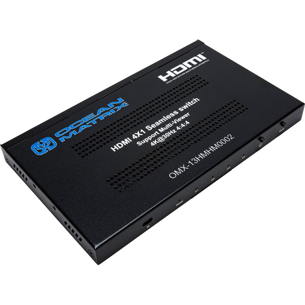 Ocean Matrix 4K HDMI 4 x 1 Multi-Viewer con Control IR - Soporta 3840 x 2160 y Cumple con HDCP 1.4