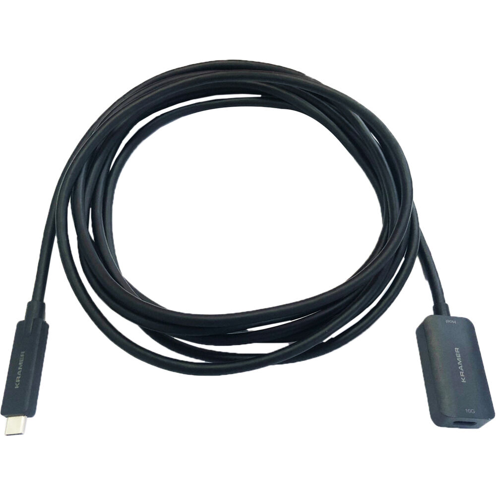 Kramer Cable Extensor Activo USB 3.1 Gen 2 Tipo-C Macho a Tipo-C Hembra (10')