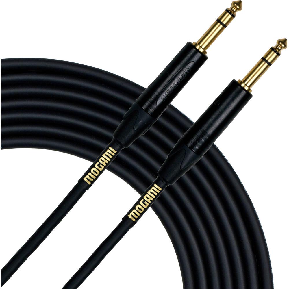 Mogami Gold Cable Balanceado 1/4"" TRS Macho a 1/4"" TRS Macho (50') - Conectores Baquelita Dorada, Ai