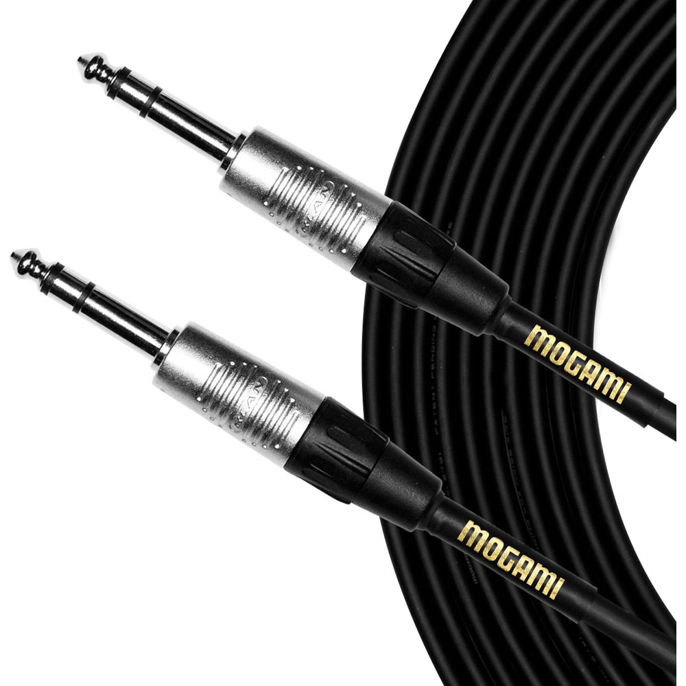 Mogami MCP SS 03 CorePlus Cable TRS a TRS de 1/4"" (3') - Alto Rendimiento para Estudio y Sonido en V