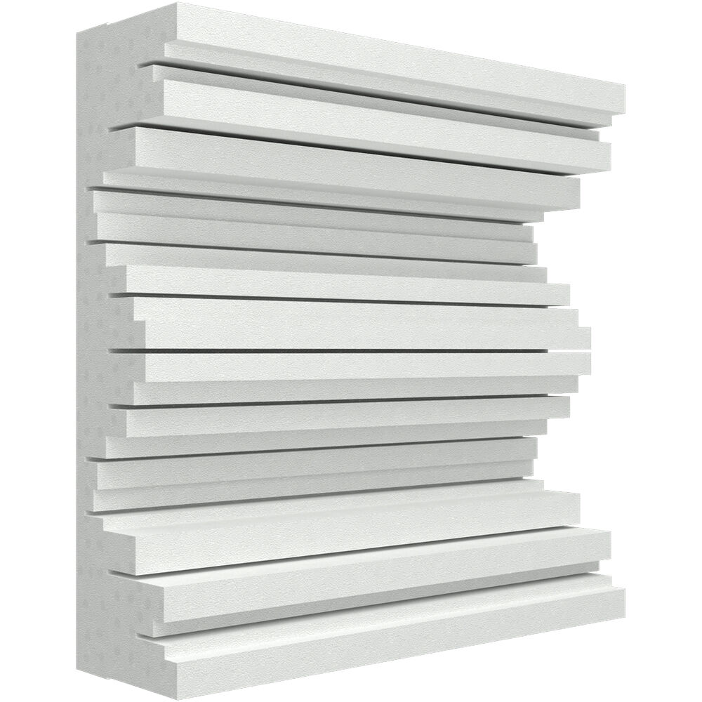 Panel de Difusión de Sonido Vicoustic Trap Fuser (Blanco, Paquete de 6) - Para Frecuencias de 630 Hz