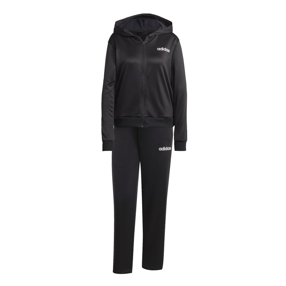 Conjunto Buzo Deportivo Adidas Mujer W Linear Ts Jd2696 Negro