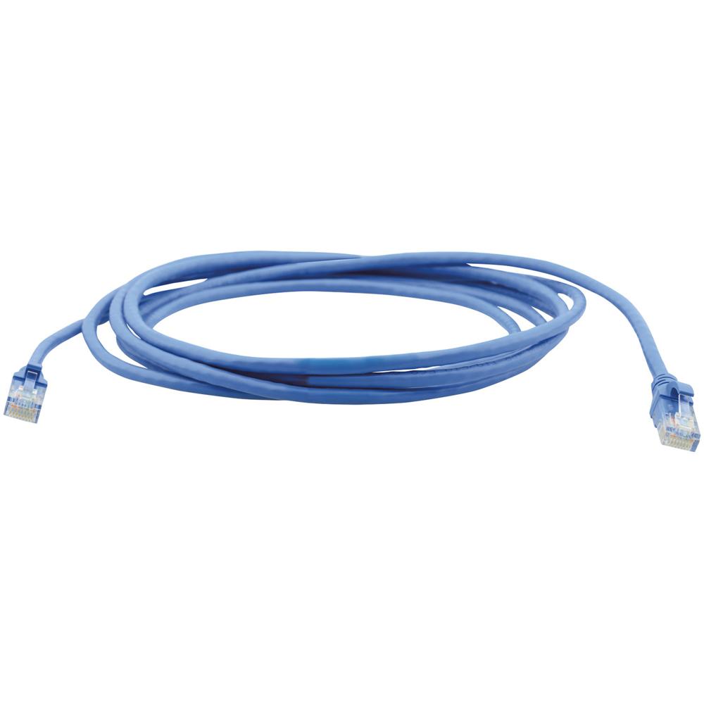 Kramer Cable de Par Trenzado UTP Cat 6 Ethernet (15', Azul) - 4 Pares de Cobre Estrangulado, 250 MHz