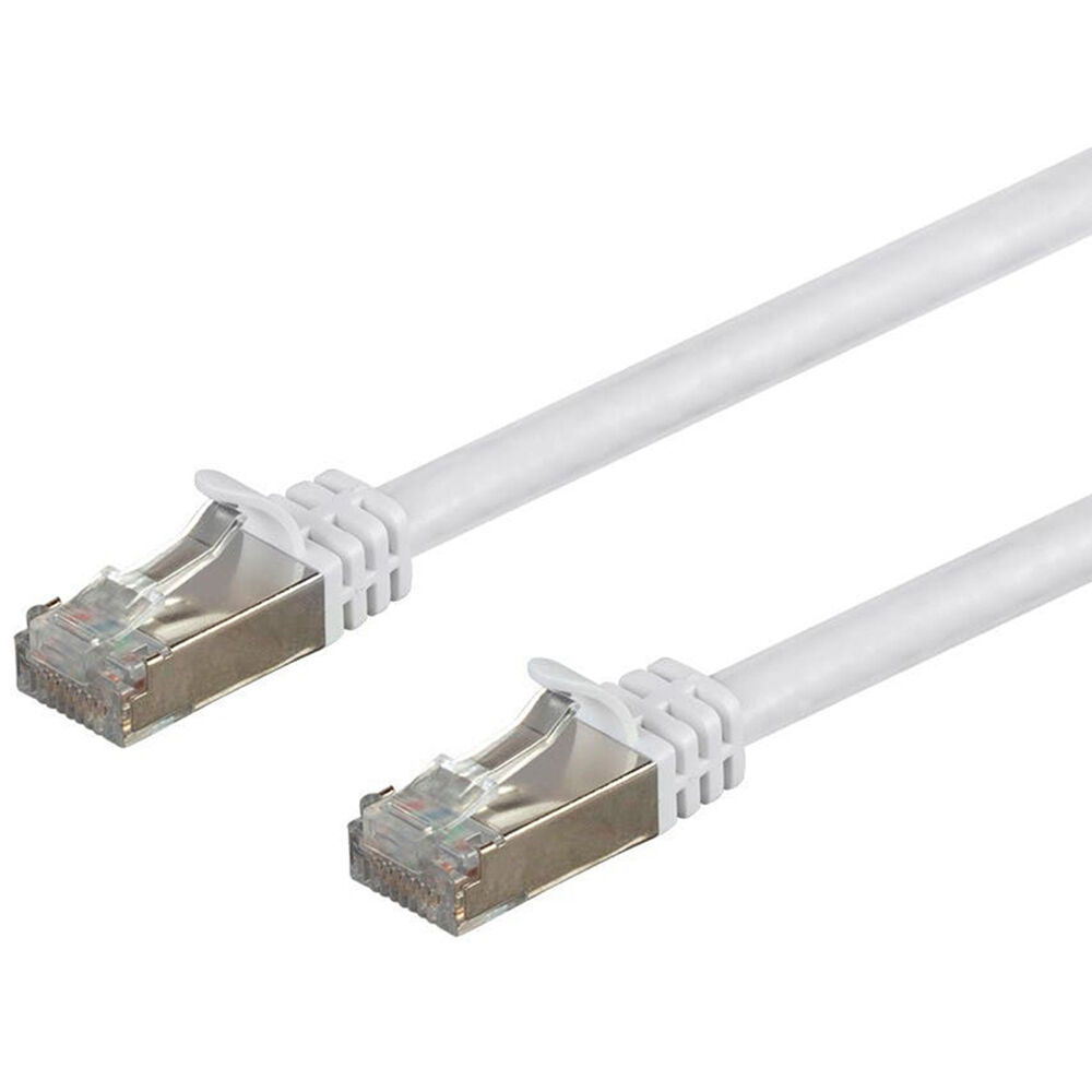 Monoprice Entegrade Cat 7 S/FTP Double-Shielded Ethernet Patch Cable (3', White)