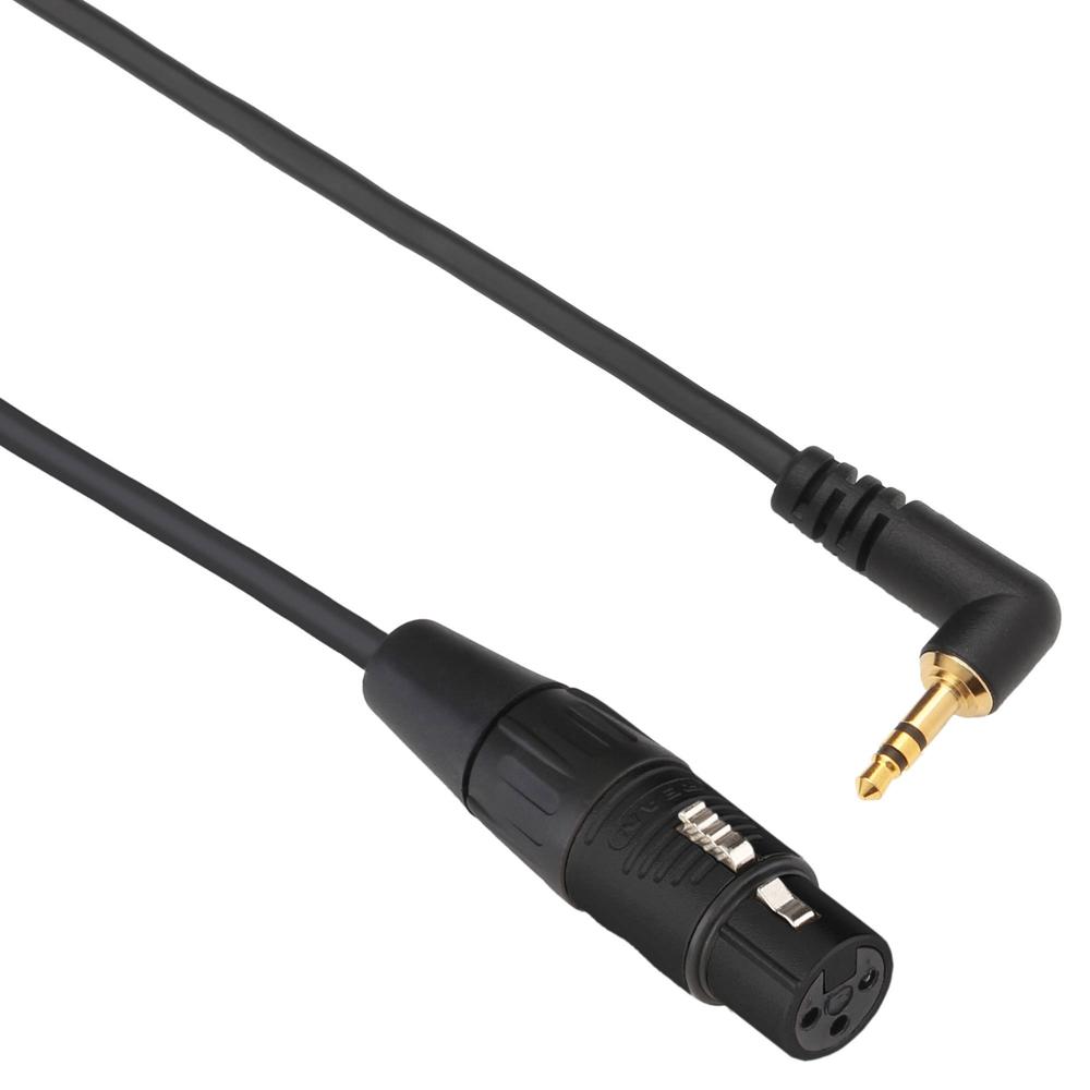 Kopul XRSM Cable de 3 Pines XLR Femenino a Mini-Conector Estéreo de 3 ...