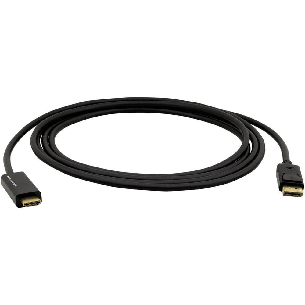 Kramer Cable Activo DisplayPort Macho a HDMI Macho (3') - Soporta Resolución 3840 x 2160 @ 60 Hz, Co