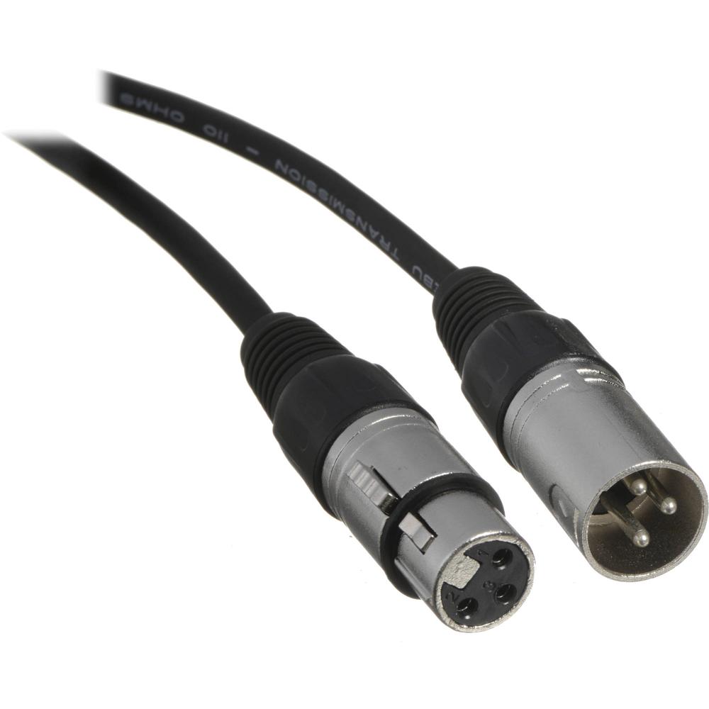 Cable de Audio Digital Hosa Technology AES/EBU XLR Macho a XLR Hembra - 100'