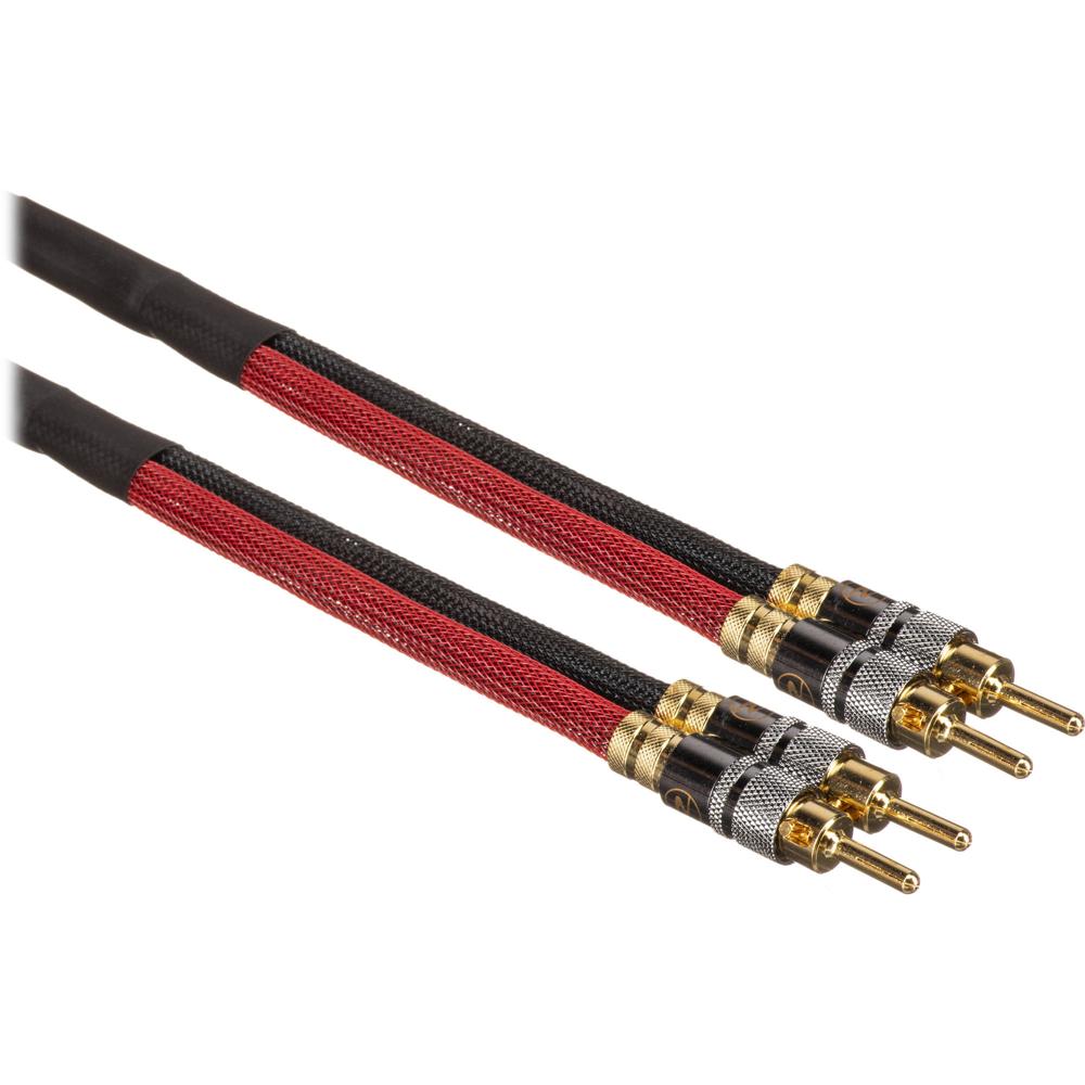 Cable de Altavoz Canare 4S11 11GA Star Quad - 2 Banana a 2 Banana (35') para Sistemas Audiophile y H