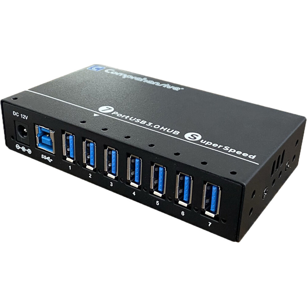 Estación de Carga y Hub USB 3.1 Gen 1 de 7 Puertos - 7 x USB 3.0 Type-A, Transferencia de Datos hast