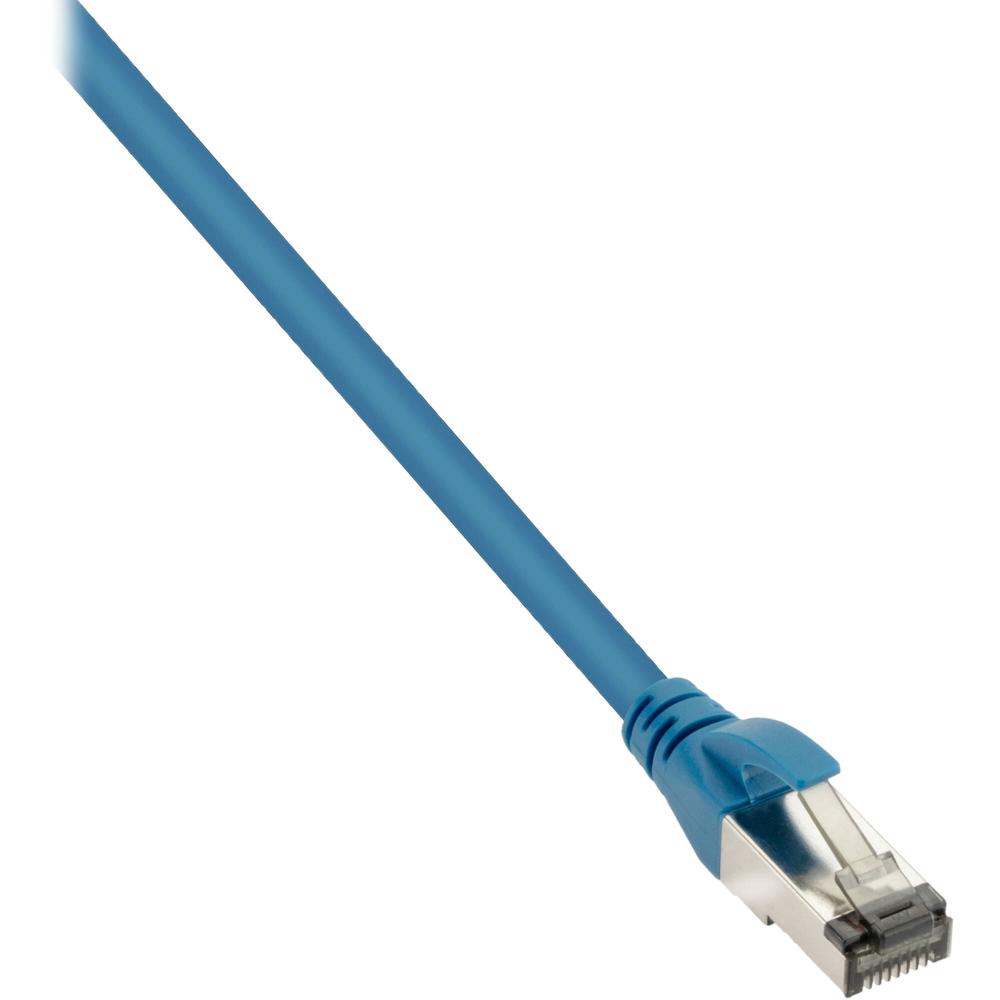 Cable de Red Pearstone Cat 7 Doble Apantallado de 7' (Azul) - Conectores RJ45 Baquelita, Soporte par