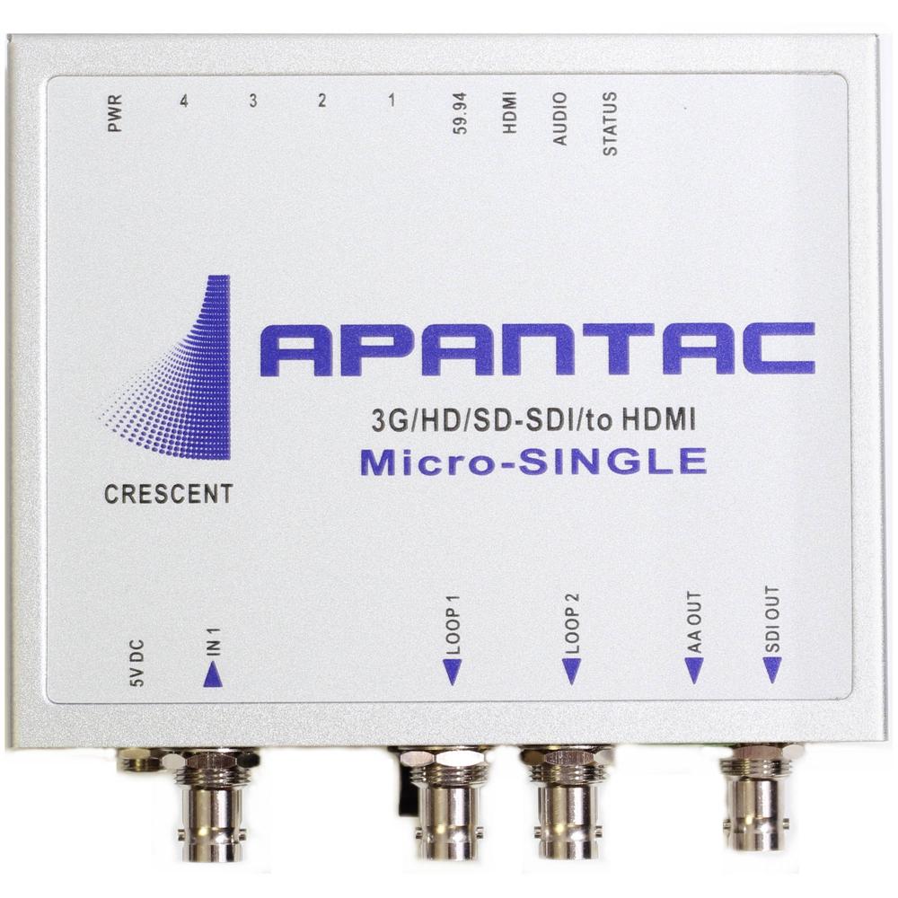 Apantac Micro-Single 3G a HDMI/SDI Escalador/Convertidor