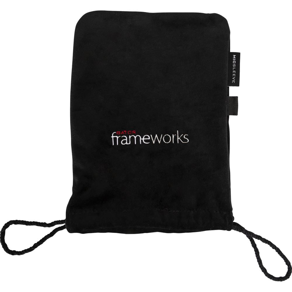 Bolsa Suave de Terciopelo para Micrófono de Estudio (Individual) - Protección contra Polvo, Suciedad