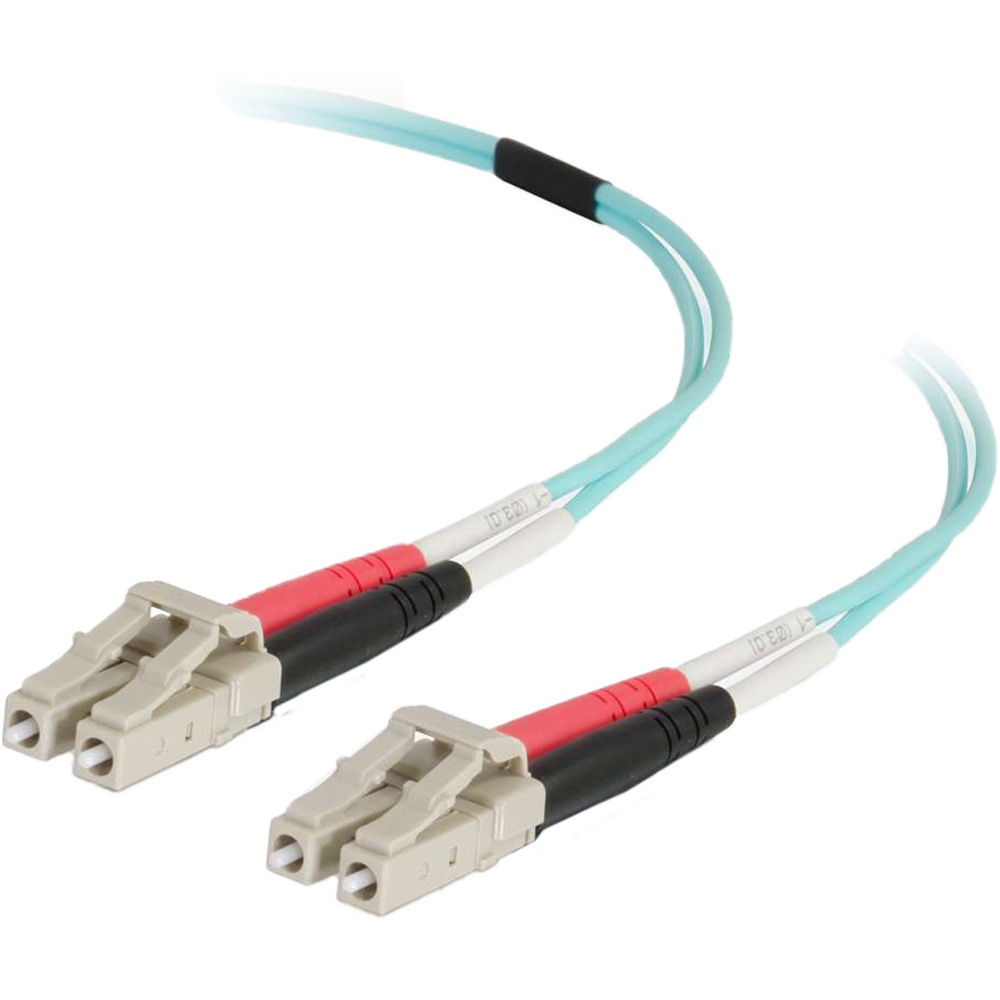 C2G Cable de Fibra Óptica Multimodo OM4 LC Macho a LC Macho (29.5')