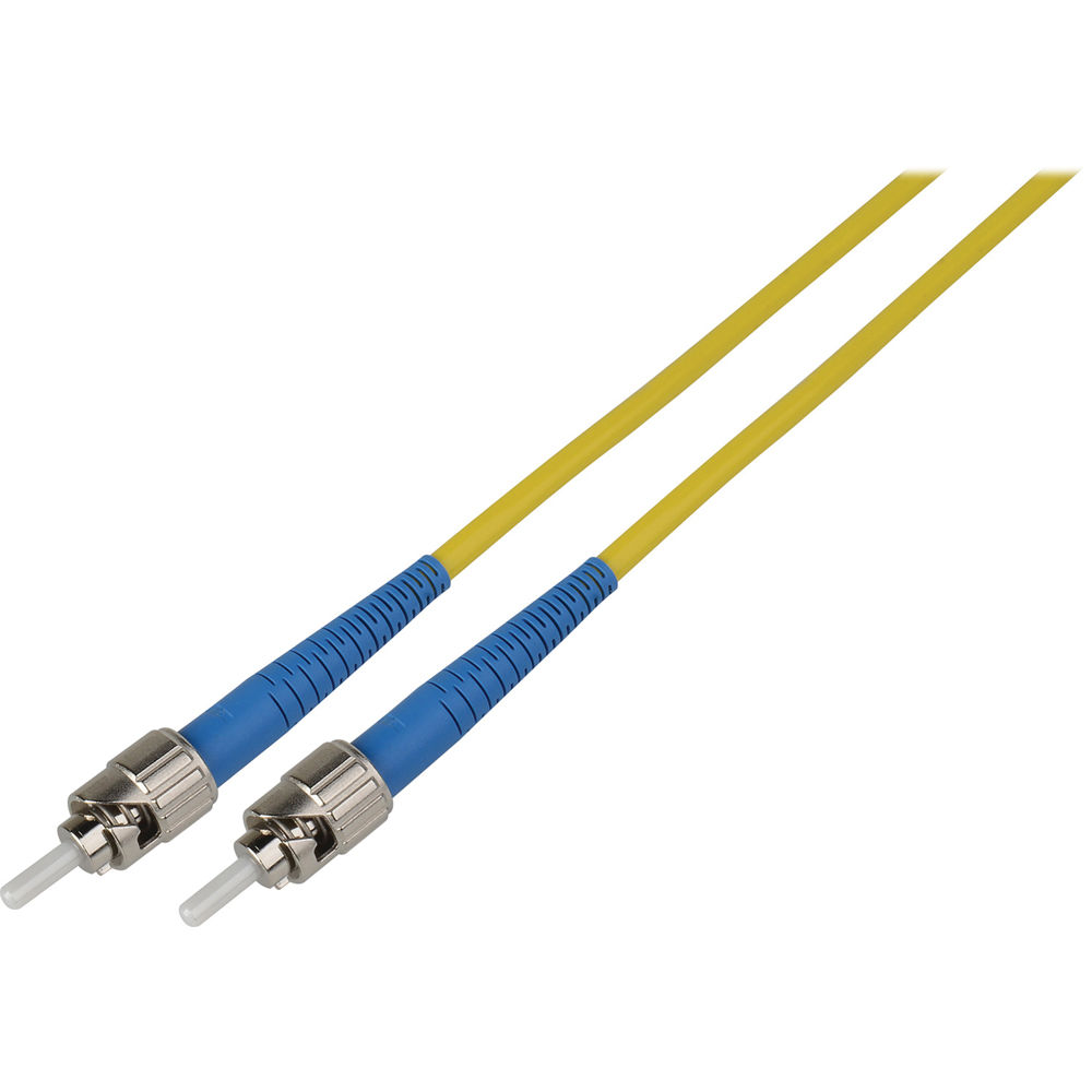 Camplex Simplex ST a ST Cable de Parche de Fibra Óptica Monomodo (49.2', Amarillo)