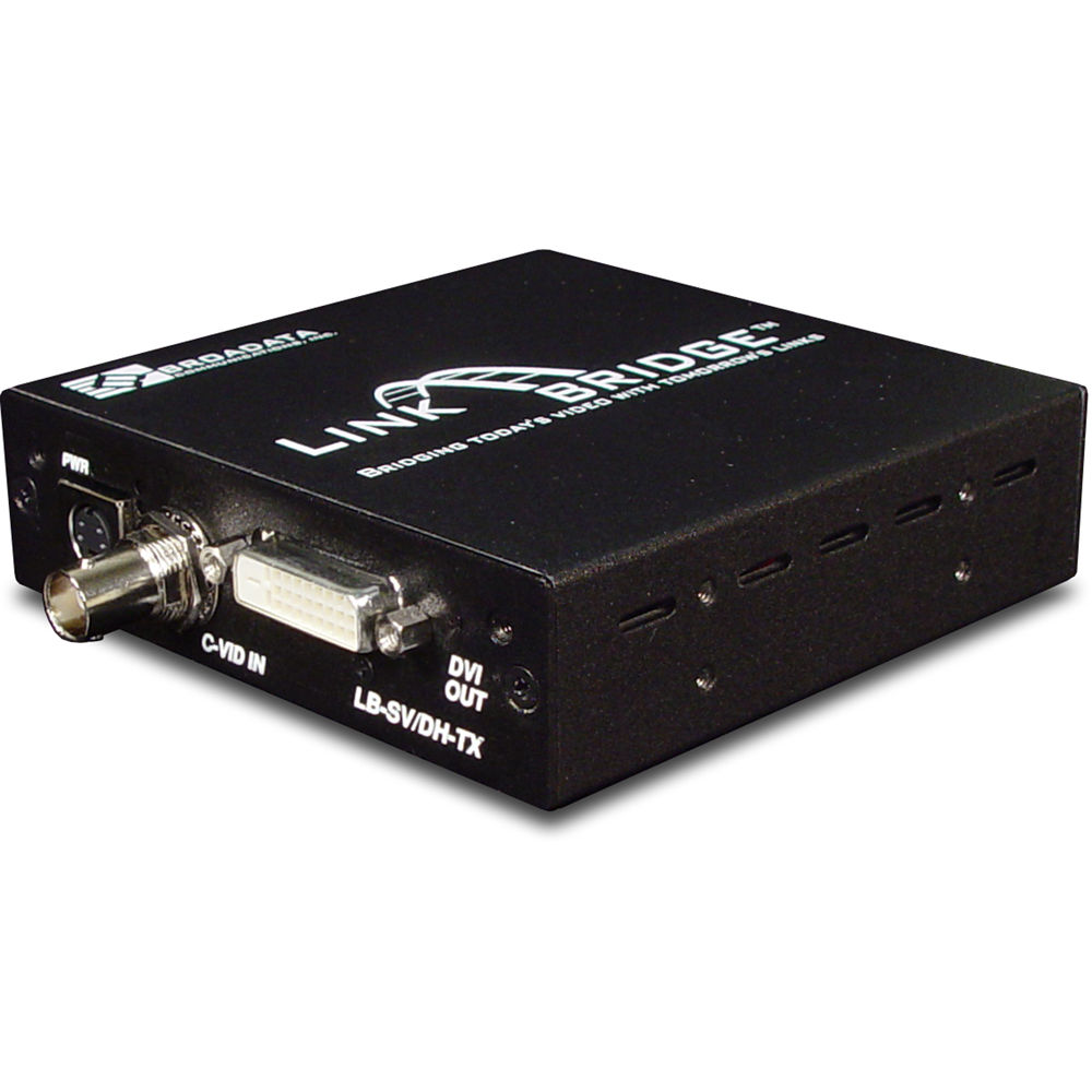 Convertidor de Video S-Video/Compuesto a DVI Link Bridge