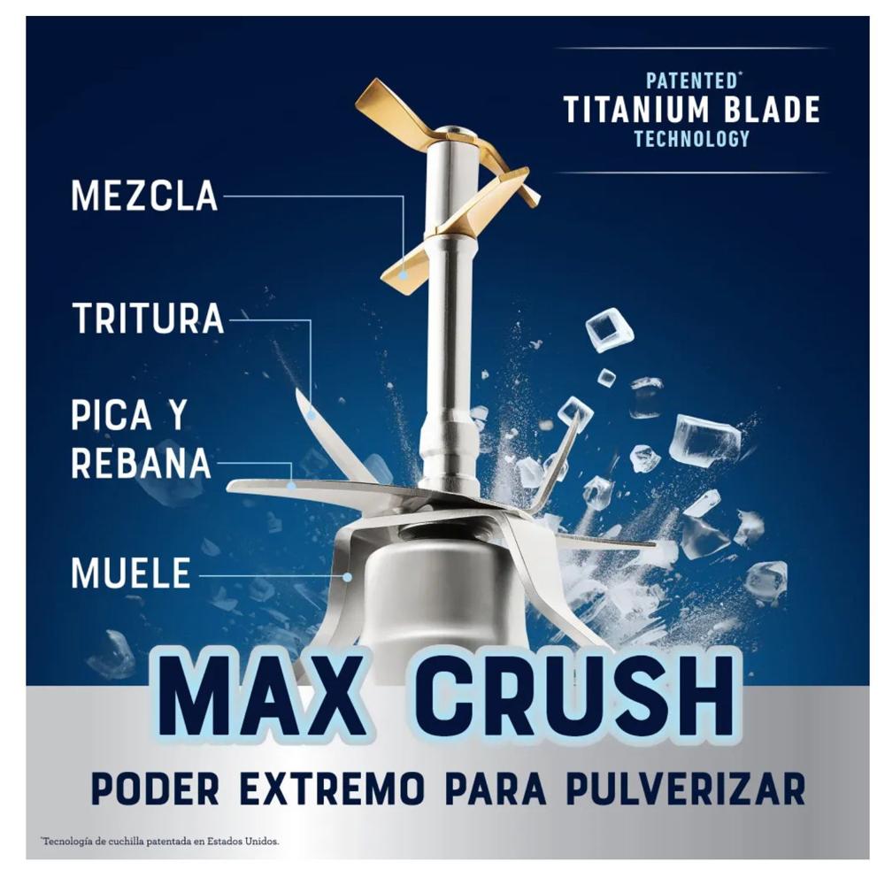 Licuadora Oster BLSTXPG-BGW XTREME MIX y MAX CRUSH con Vaso Blend-N-Go