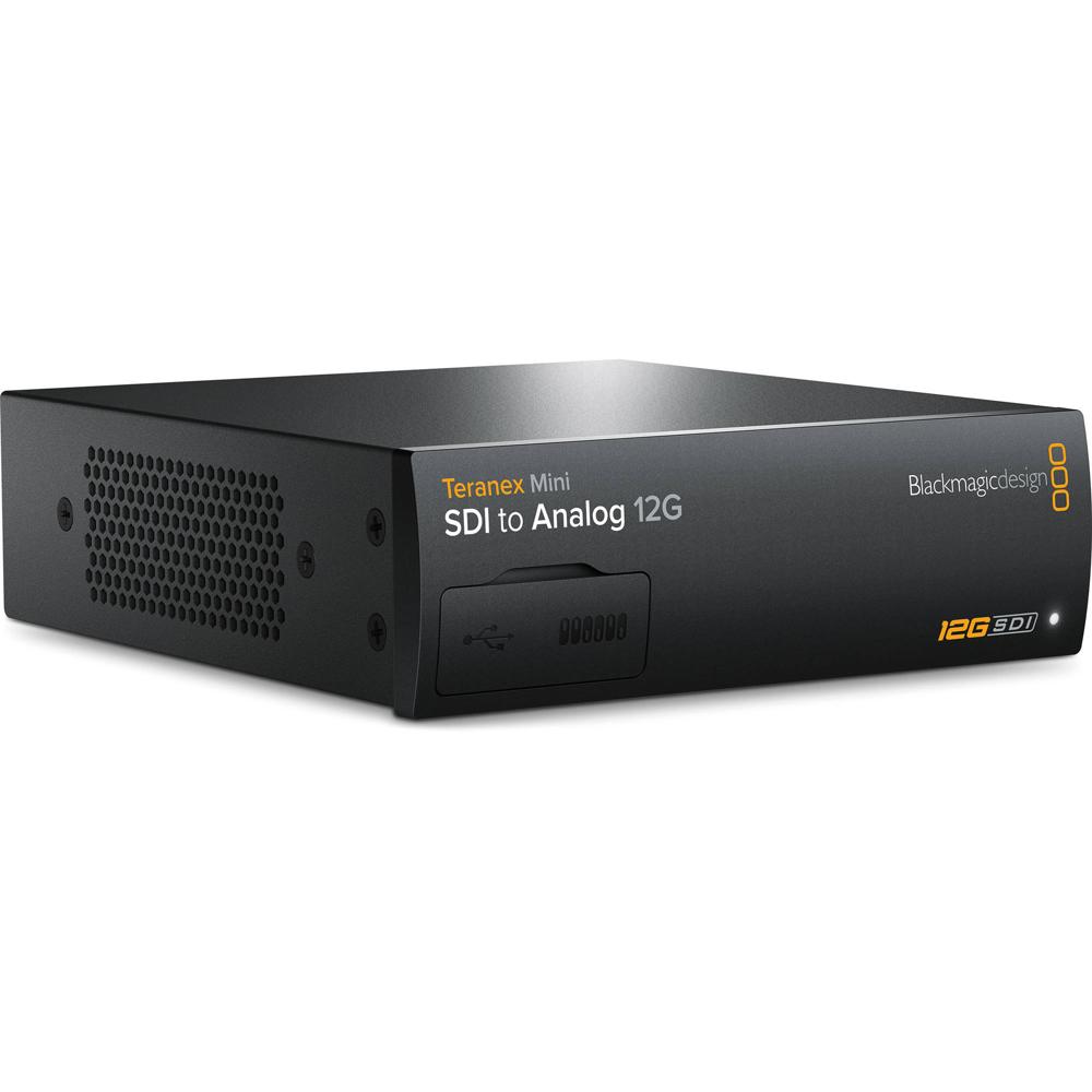 Convertidor Blackmagic Design Teranex Mini SDI a Analógico 12G - Soporta 4K DCI, Conexiones XLR, Con