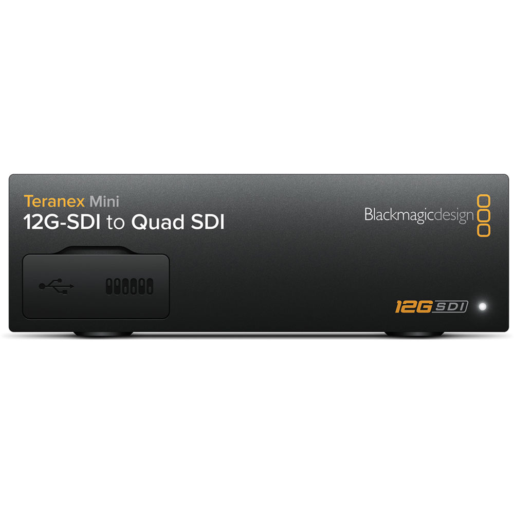 Convertidor Blackmagic Design Teranex Mini 12G-SDI a Quad SDI - Soporta 4K, Detección Automática, Au