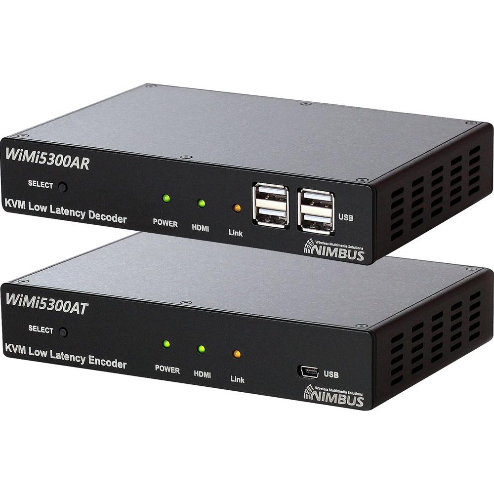 Sistema de Codificación/Decodificación Nimbus WiMi5300A y Extensor KVM con Baja Latencia - Soporta H