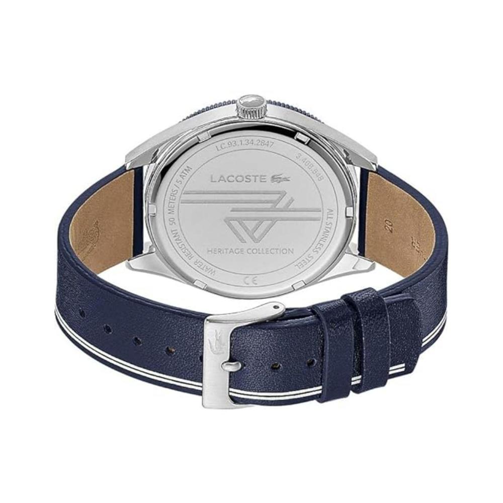 Reloj para Hombre Lacoste Geneve Correa de Cuero Azul Mod 2011051