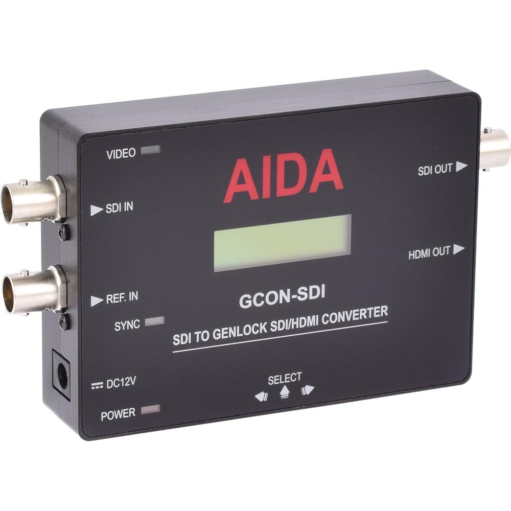 Convertidor AIDA Imaging SDI a Genlock SDI/HDMI para Producción de Video Profesional