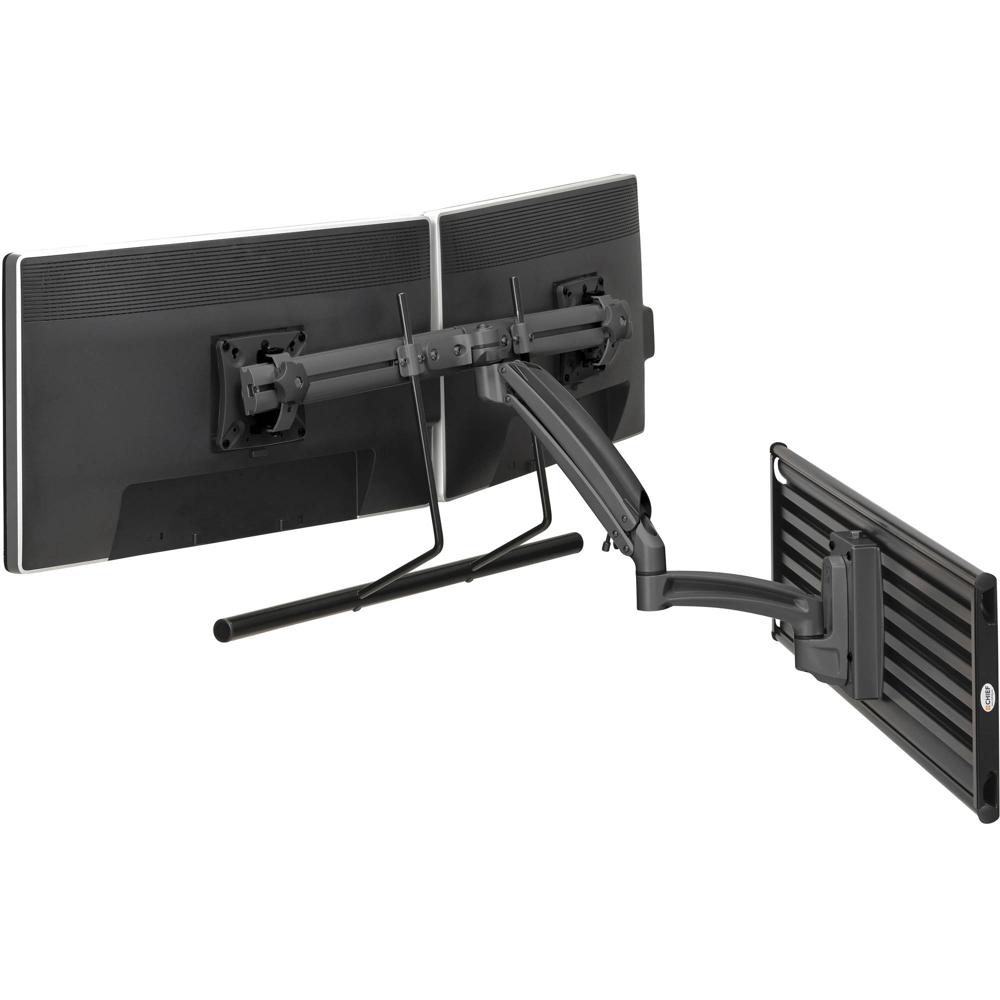 Soporte de Pared Ajustable en Altura para Duales Monitores Chief Kontour K1S22HB (Negro)