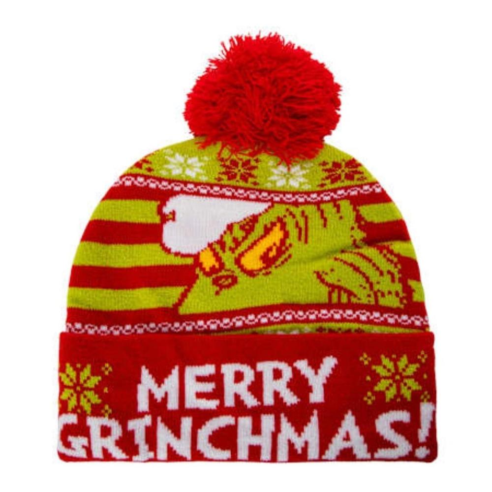Gorro o Beanie navideño Dr. Seuss The Grinch