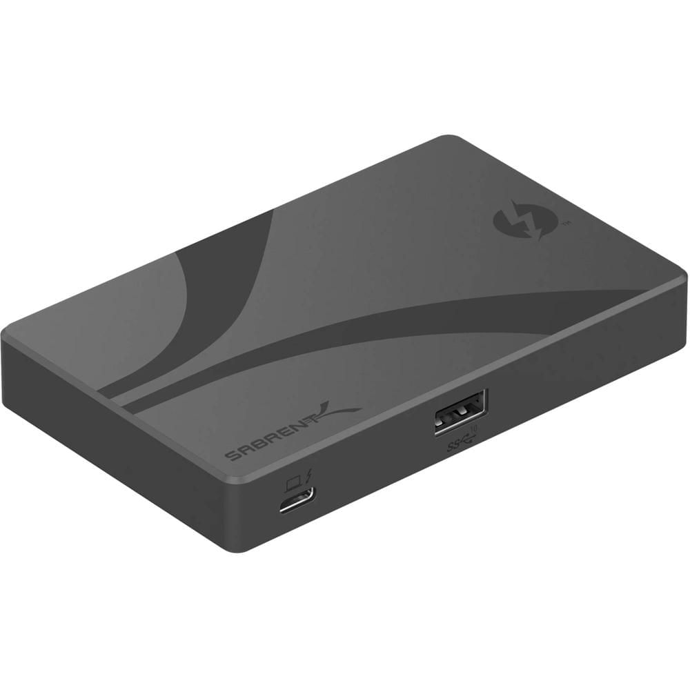 Sabrent Hub USB-C Thunderbolt 4: 3 Puertos Thunderbolt 4, 1 Puerto USB-A 3.2, Velocidades de Transfe