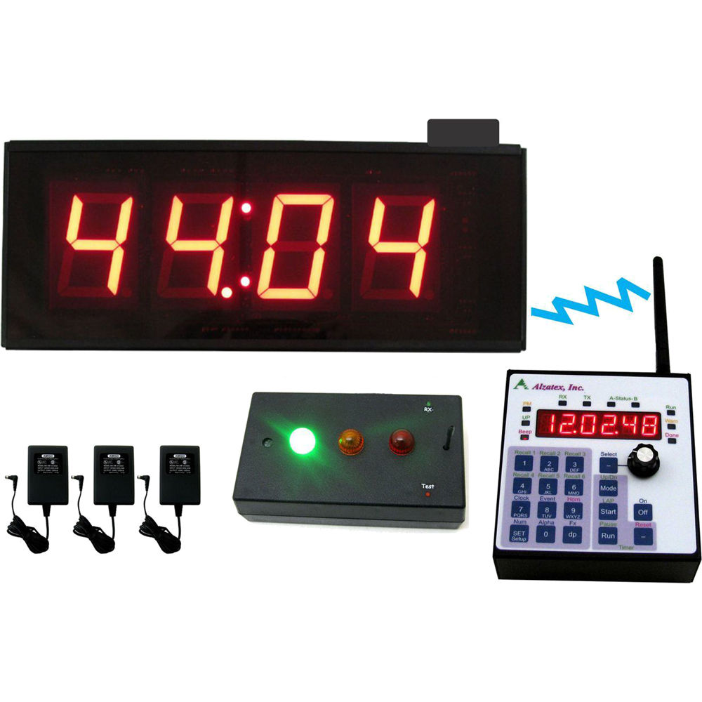 Sistema de Temporizador Inalámbrico Alzatex con Gran Pantalla LED y Funciones Avanzadas