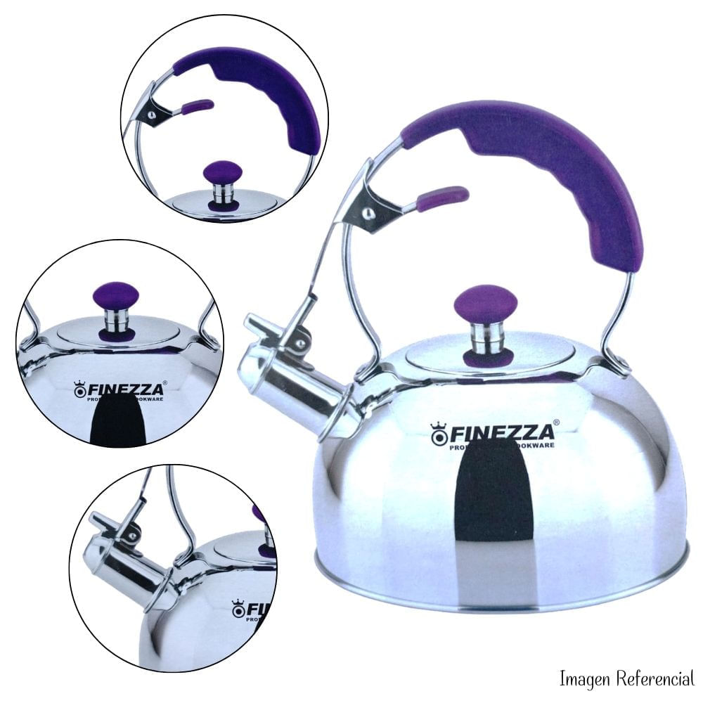 Tetera Finezza De Acero Inoxidable de 2.5 Lts - FF-T0046-M