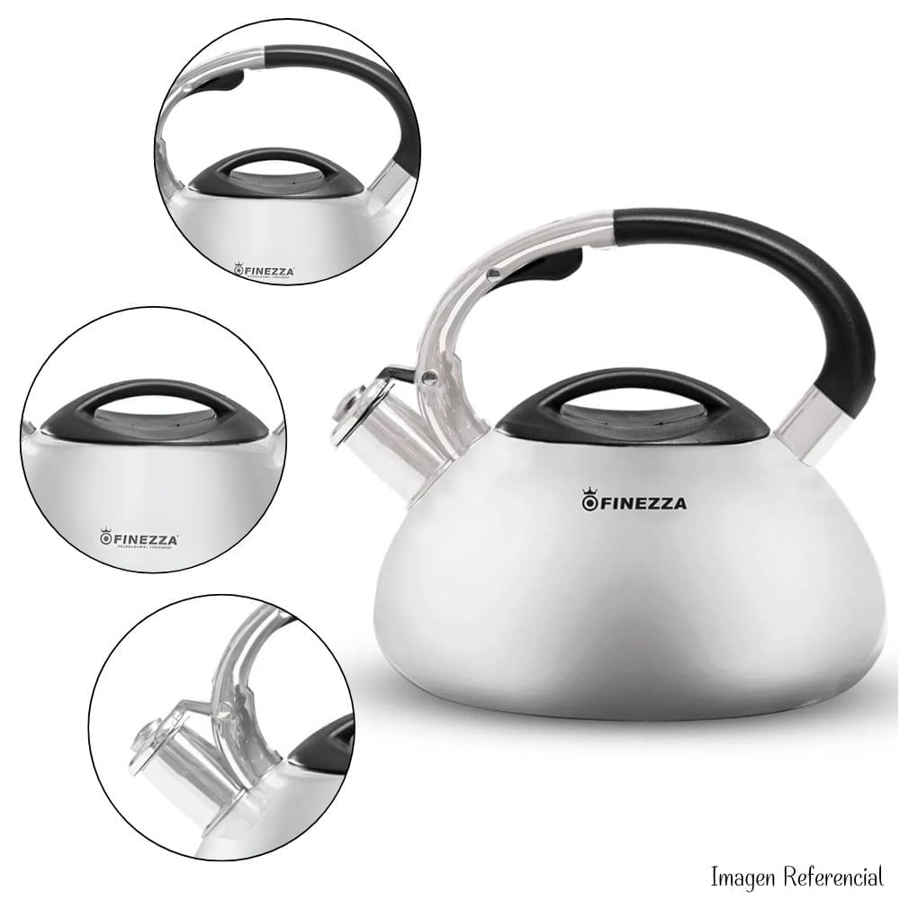 Tetera Finezza De Acero Inoxidable de 3.0 Lts - FF-T0055-IN