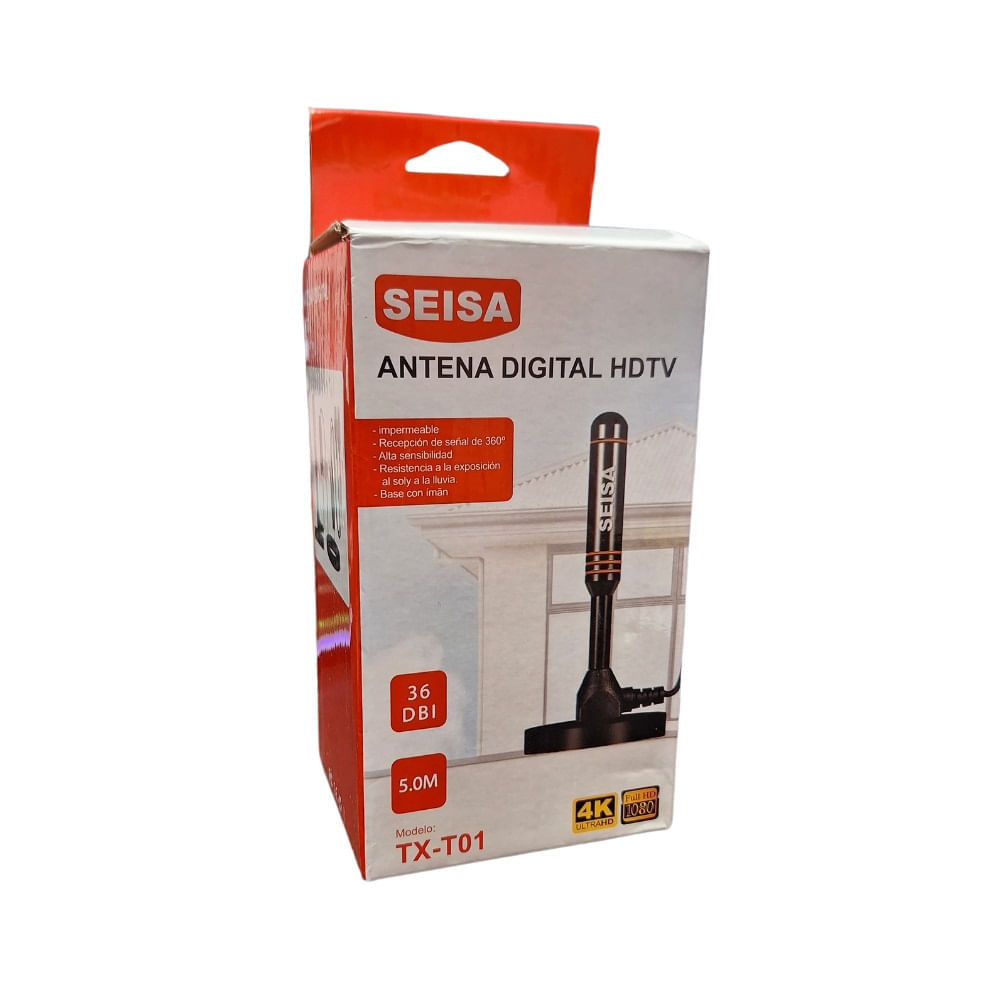Antena HD Tv Digital de Doble Entrada TX-T01