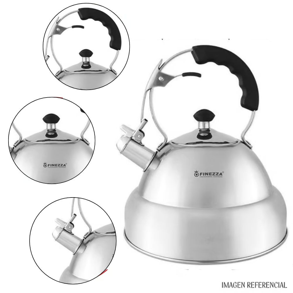 Tetera Finezza De Acero Inoxidable de 3.0 Lts - FF-T0032-IN