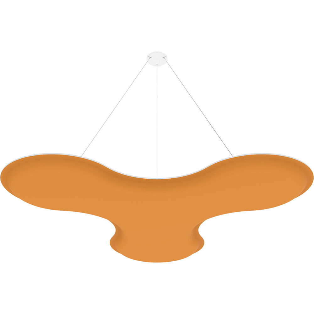 Vicoustic ViCloud VMT 3D (Pétalo, Naranja Calabaza, 4 Piezas) - Solución Acústica Suspendida Ligera