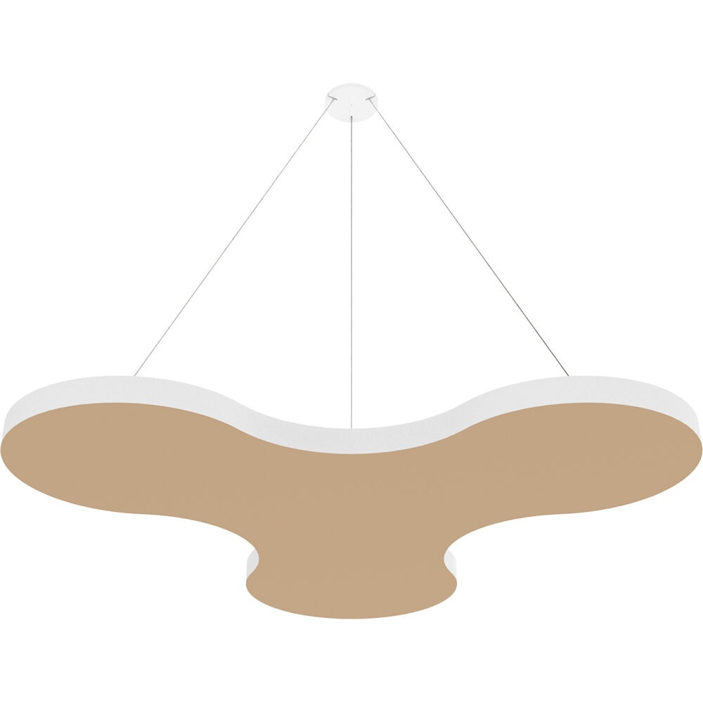 Vicoustic ViCloud VMT Flat (Pétalo, Beige, 4 Piezas) - Solución Acústica Suspendida Ligera