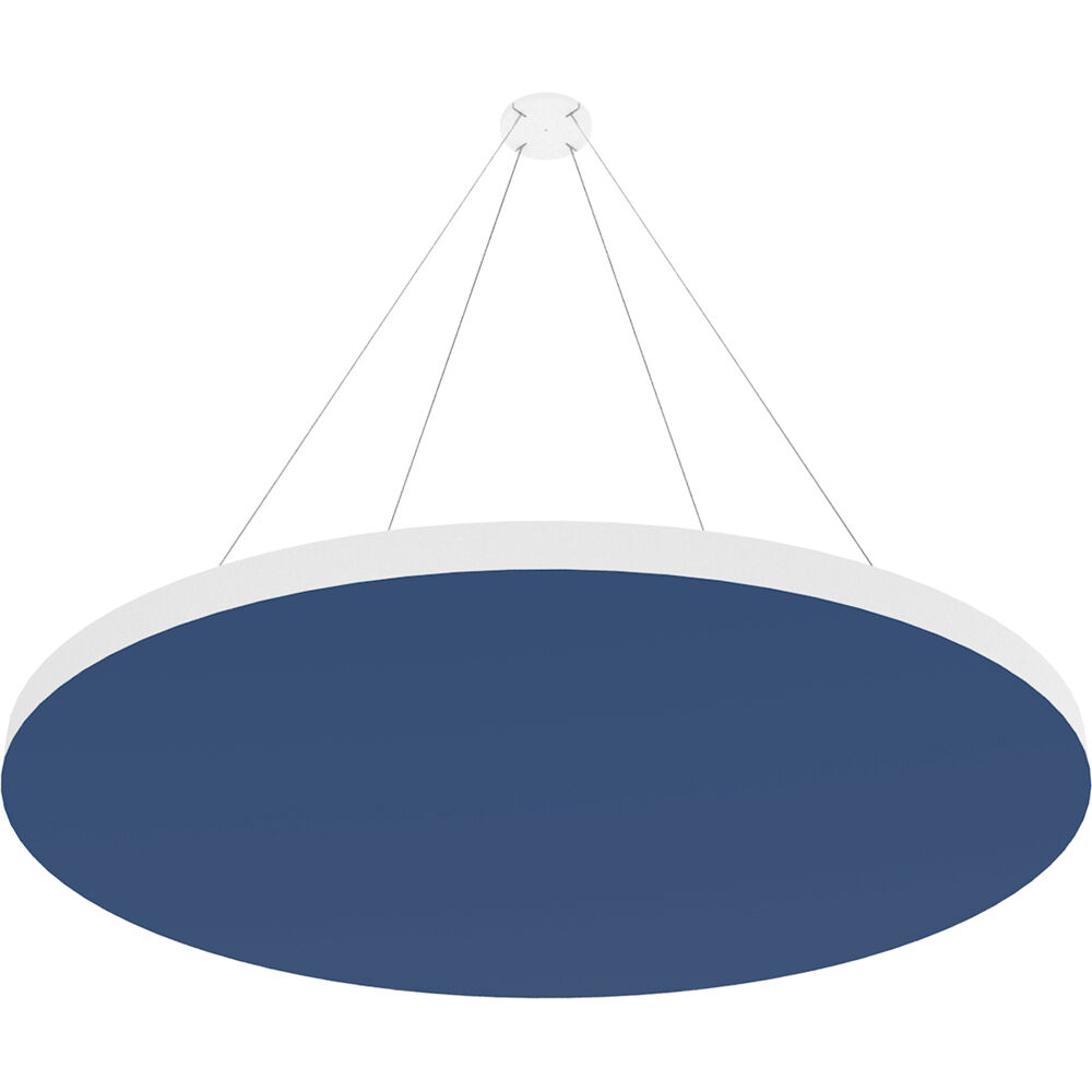 Vicoustic ViCloud VMT Flat (Redondo, Azul, 4 Piezas) - Solución Acústica Ligera que Absorbe Frecuenc