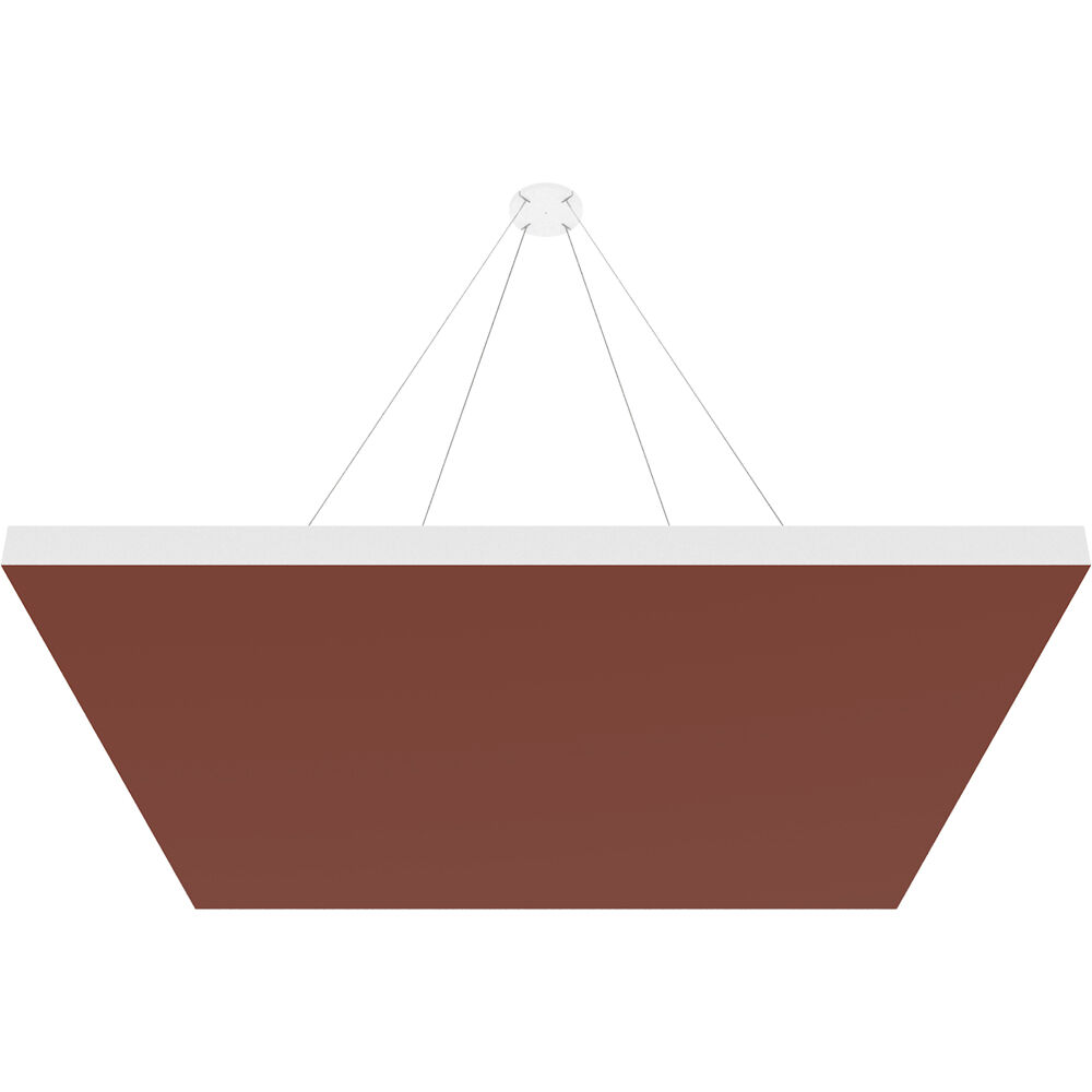 Vicoustic ViCloud VMT Flat (Cuadrado, Marrón, 4 Piezas) - Solución de Suspensión Acústica Ligera que