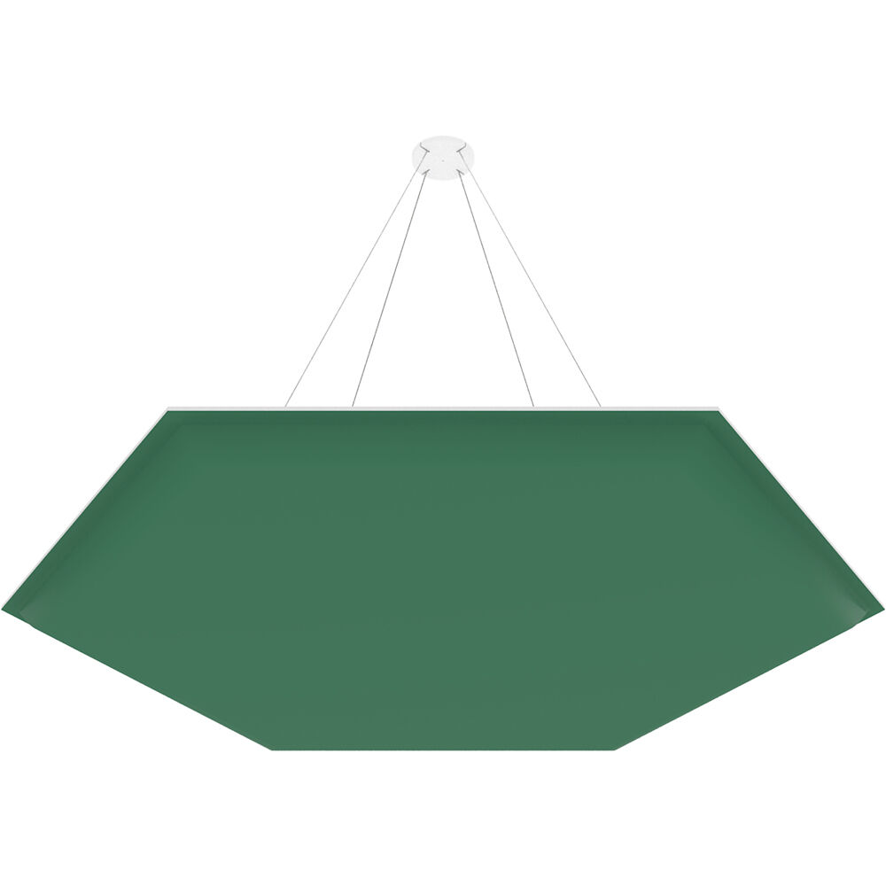 Vicoustic ViCloud VMT 3D (Hexágono, Verde Musgo, 4 Piezas) - Solución Acústica Ligera y Suspendida