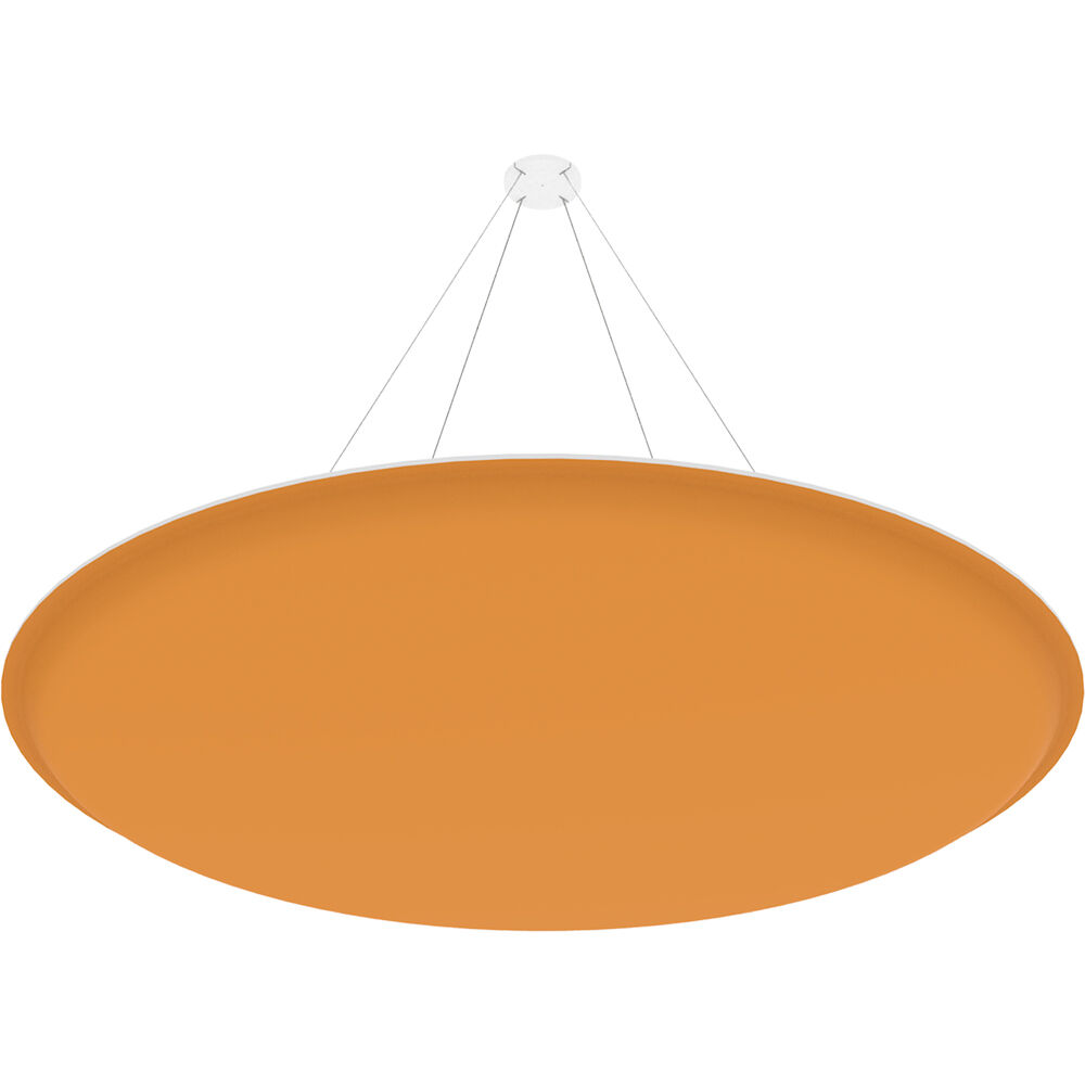 Vicoustic ViCloud VMT 3D (Redondo, Naranja Calabaza, 4 Piezas) - Solución Acústica Ligera y Suspendi