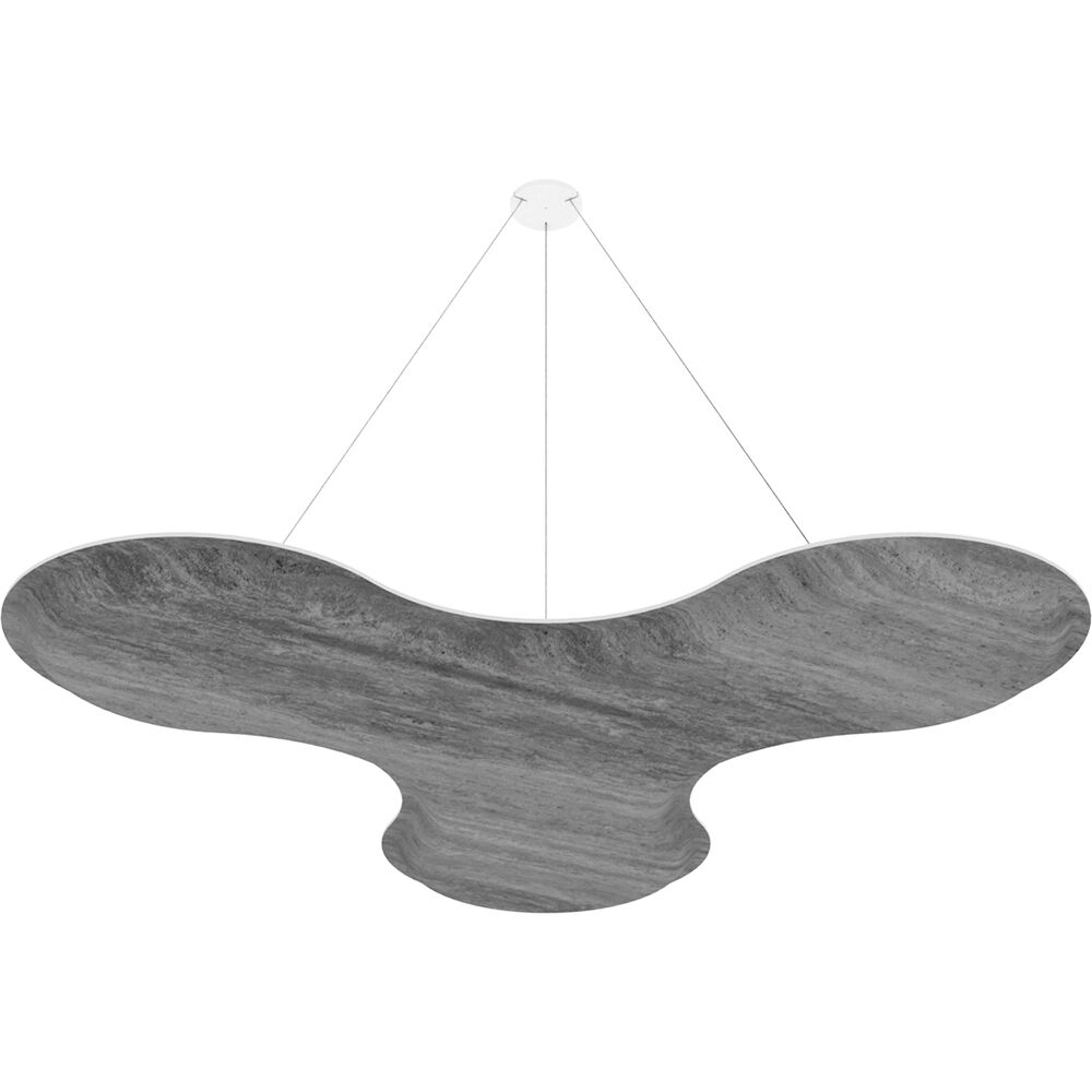 Vicoustic ViCloud VMT 3D (Pétalo, Concreto, Patrón 3, 4 Piezas) - Solución Acústica Suspendida Liger