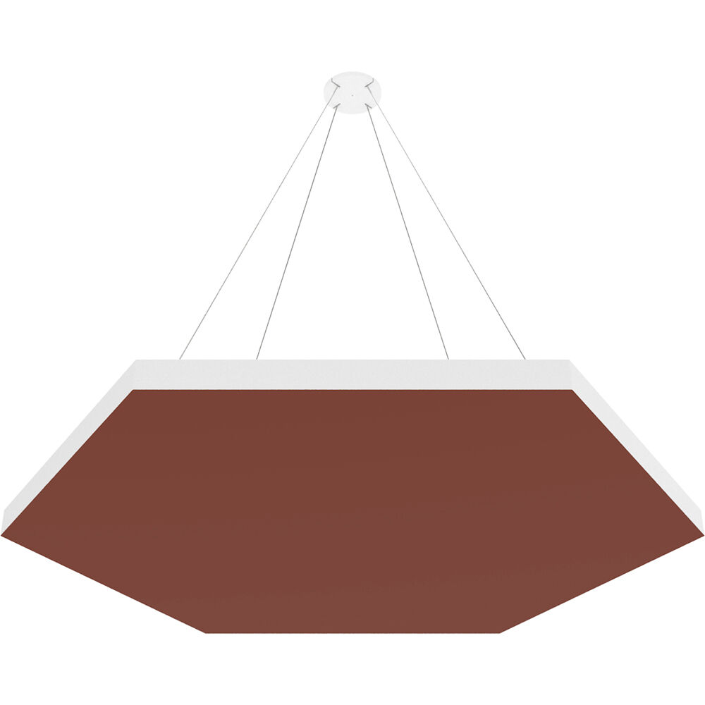 Vicoustic ViCloud VMT Flat (Hexágono, Marrón, 4 Piezas) - Solución Acústica Ligera y Suspendida