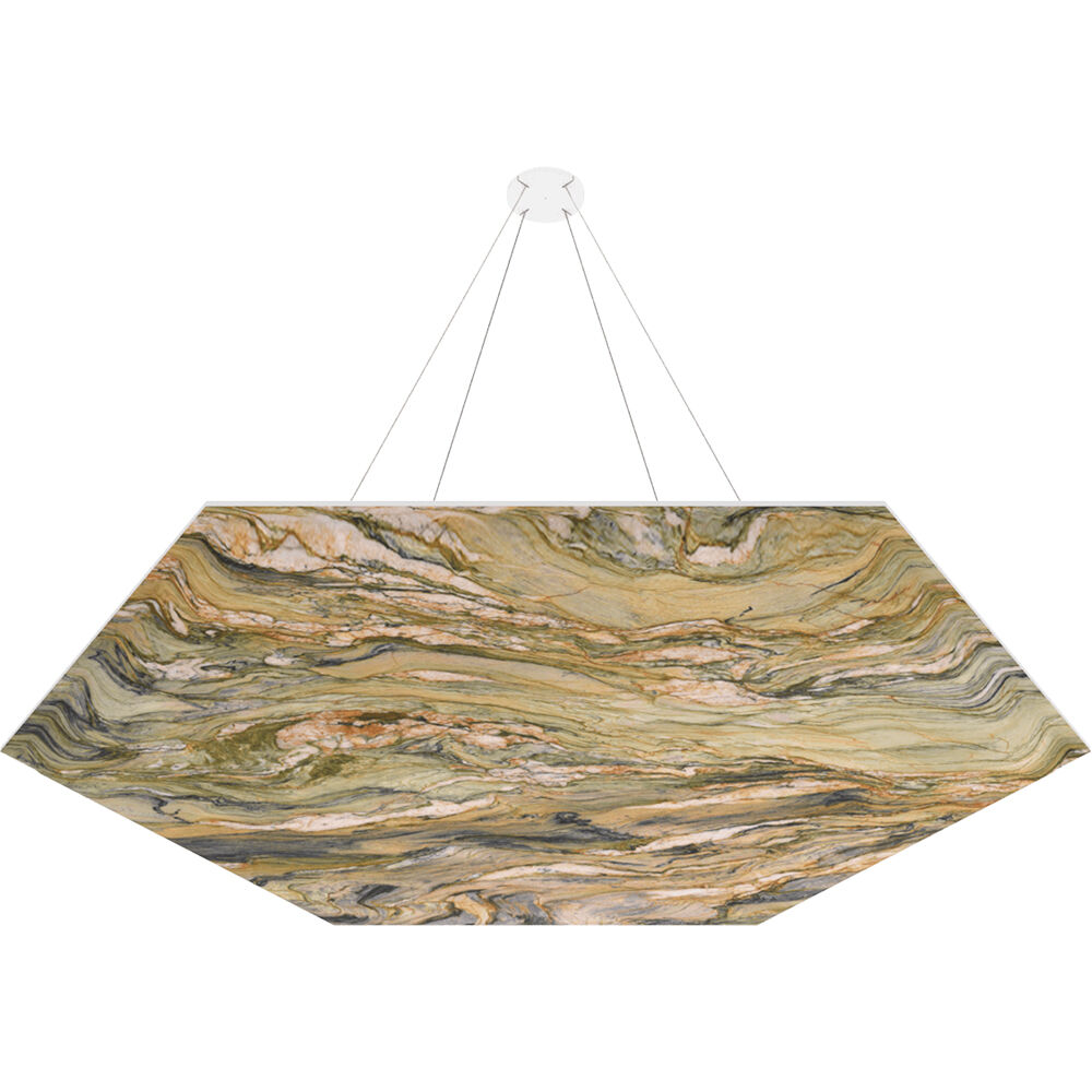 Vicoustic ViCloud VMT 3D (Hexágono, Piedras les, Fusion Wow, 4 Piezas) - Solución Acústica Lig