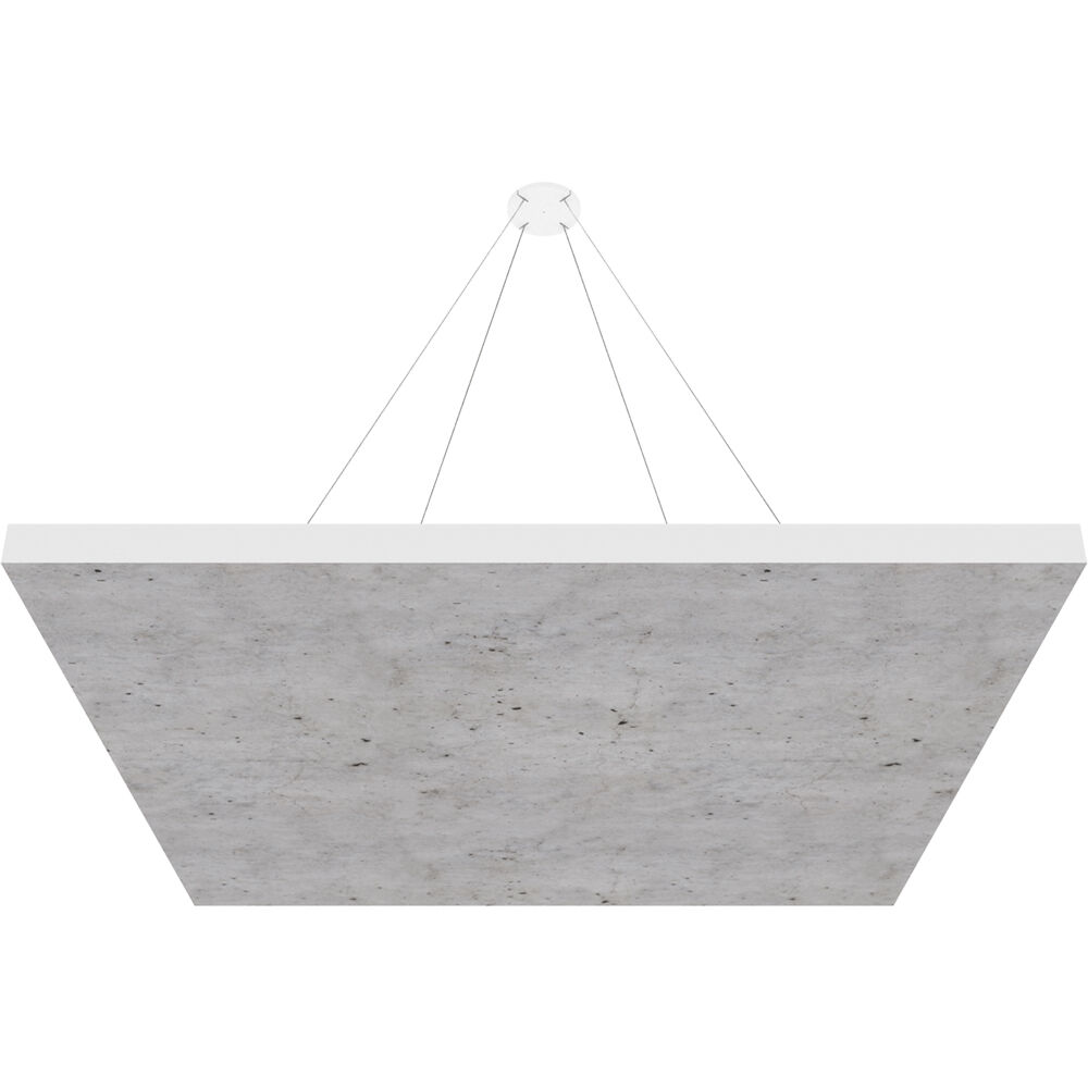 Vicoustic ViCloud VMT Flat (Cuadrado, Concreto, Patrón 1, 4 Piezas) - Solución Acústica Ligera y Sus