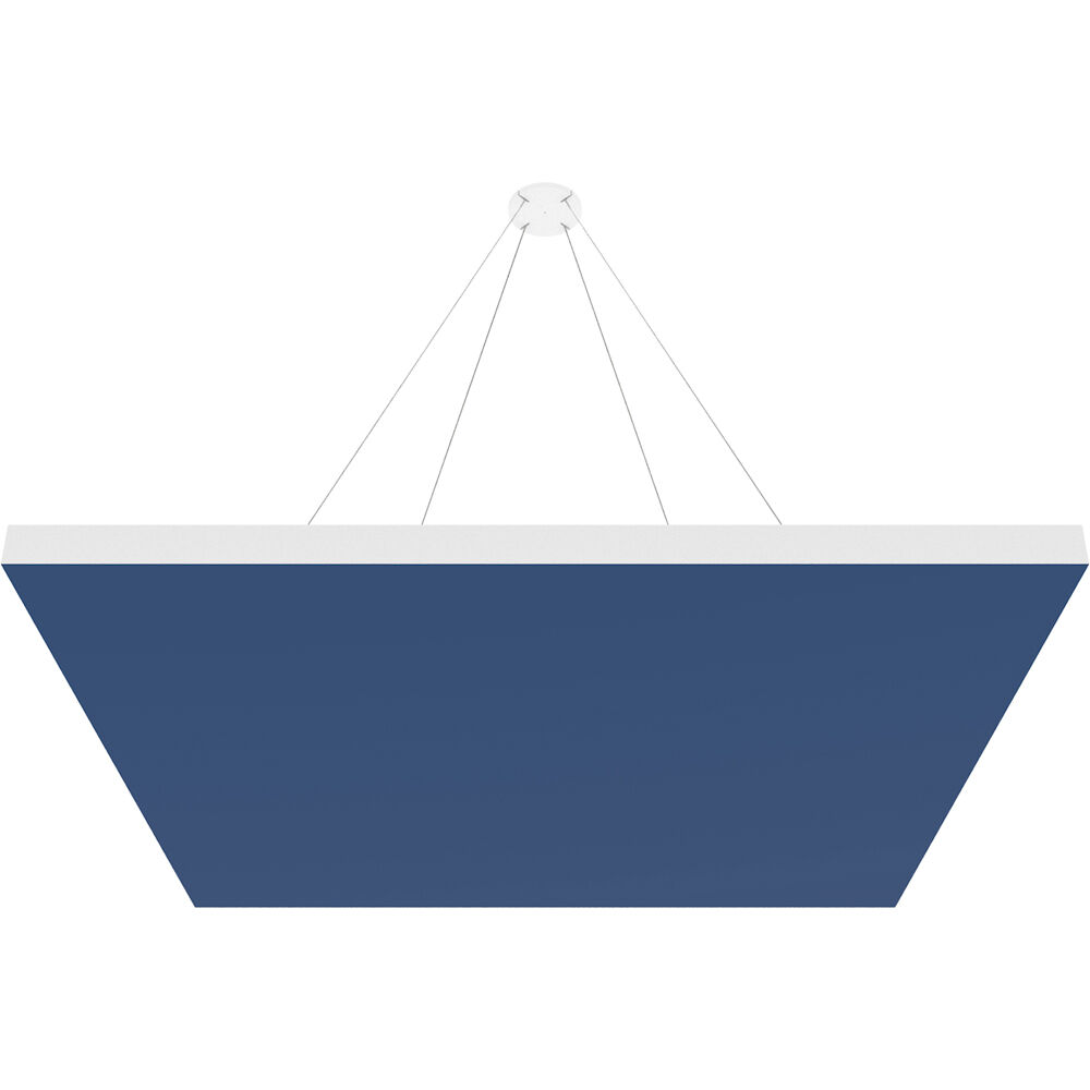 Vicoustic ViCloud VMT Flat (Cuadrado, Azul, 4 Piezas) - Solución Acústica Ligera y Suspensión que Ab