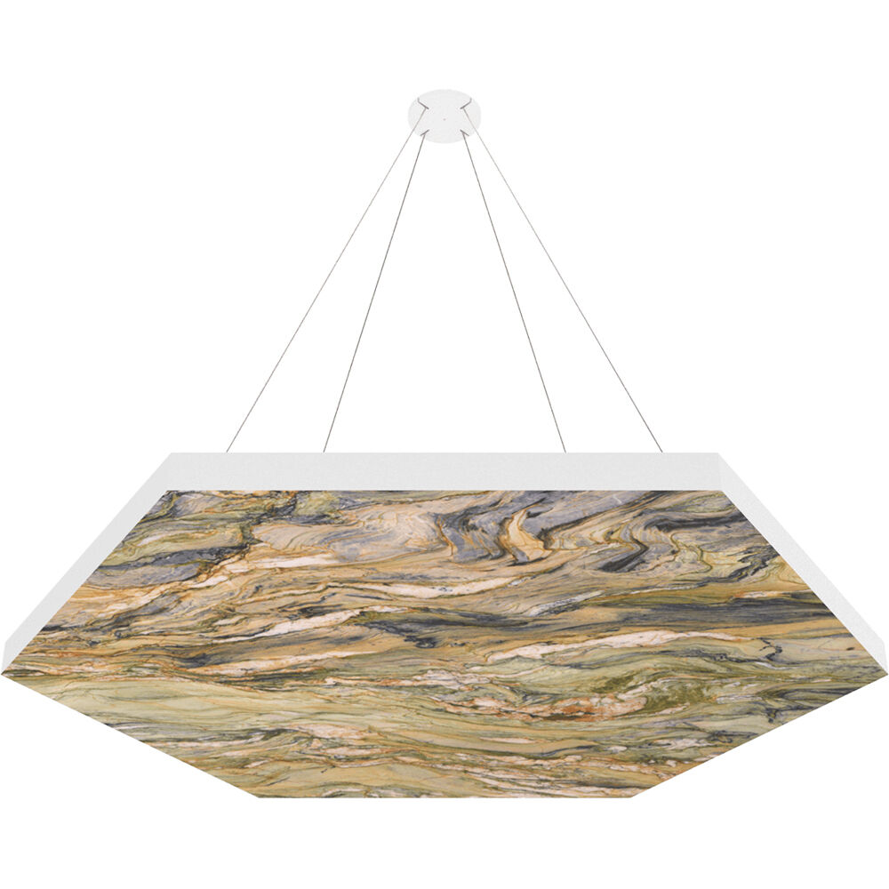 Vicoustic ViCloud VMT Flat (Hexágono, Piedras les, Fusion Wow, 4 Piezas) - Solución Acústica L