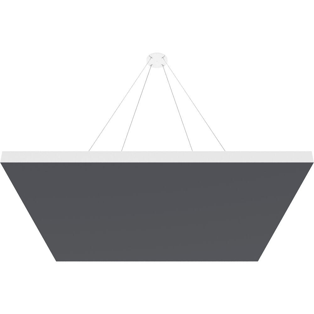 Vicoustic ViCloud VMT Flat (Cuadrado, Gris, 4 Piezas) - Solución Acústica Ligera y Suspensión que Ab