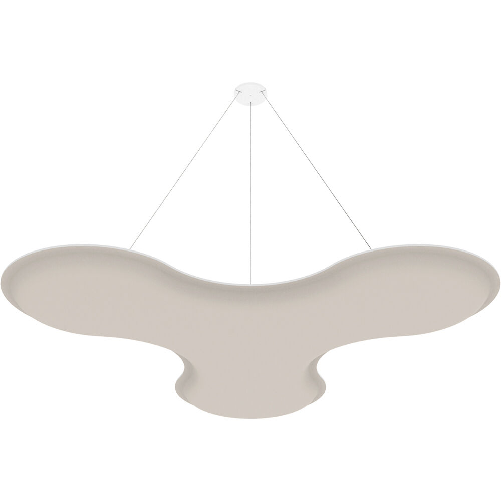 Vicoustic ViCloud VMT 3D (Pétalo, Gris Claro, 4 Piezas) - Solución Acústica Suspendida Ligera